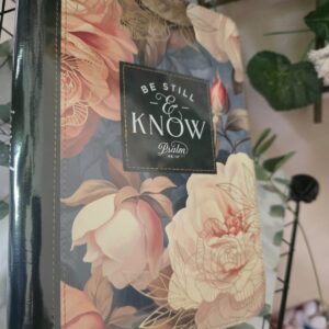 Be Still & Know Faux Leather Journal with Zipped Closure